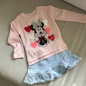 Minnie Mouse Outfit in 4T